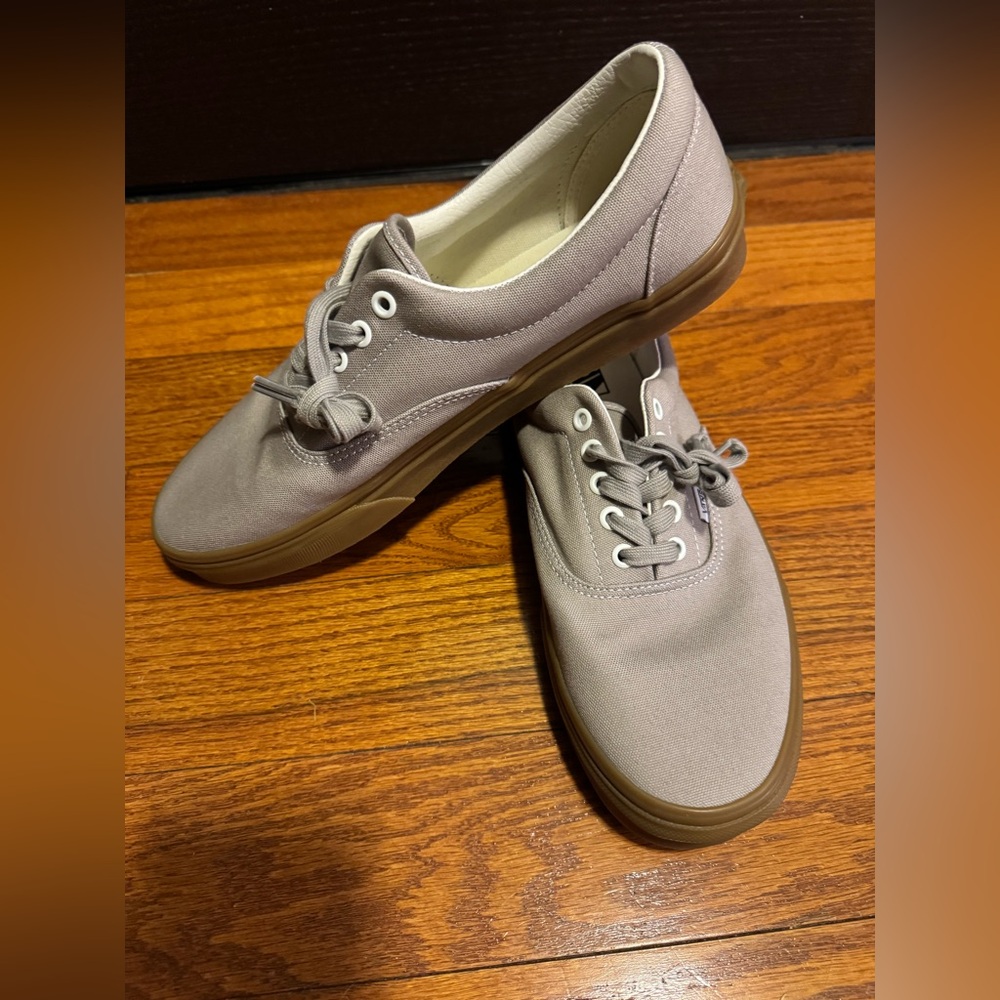 Vans Men's Taupe Canvas Sneakers Size 11.5 - Picture 5 of 10